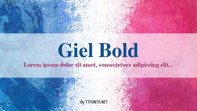 Giel Bold example